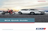 BCA Quick Guide - bca-news.de Bank/QuickGuide_Honda_Bank.pdf · im System unter dem Reiter ... Alternativ erfolgt die Information über Ihren Zuschlag telefonisch ... Zentralen Transport
