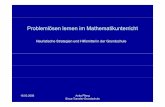 Problemlösen lernen im … · Problemlösen lernen im MathematikunterrichtProblemlösen lernen im Mathematikunterricht Heuristische Strategien und Hilfsmittel in der ...