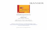Inhaltsverzeichnis „jQuery“ - files.hanser.defiles.hanser.de/Files/Article/ARTK_IVZ_9783446439498_0001.pdf · 1.5.2 jQuery, jQuery Mobile, jQuery UI & mehr ..... 7 1.6 Die Browser