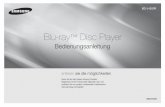 Blu-ray Disc Player - downloads.cdn.re-in.dedownloads.cdn.re-in.de/1400000-1499999/001499559-an-01-de-SAMS… · te g ur t an nd it er e e • warnung - um das ausbrechen eines brandes