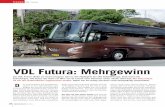 vDL Futura: mehrgewinn - Omnibusvertrieb Ost · zählt ohne Frage der Bova Futura, ein Bus, der seit Mitte der 70er Jahre beachtliche Er ... ein Déjàvu. Das ist aber auch kein Wunder,