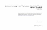 Verwendung von VMware Horizon View HTML Access - … · Verwendung von VMware Horizon View HTML Access Das vorliegende Handbuch, Verwendung von VMware Horizon View HTML Access, stellt