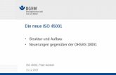 Die neue ISO 45001 - vdri.de · Anmerkungen zu diesem Vortrag: dieser Vortrag bezieht sich auf die Inhalte des 2. Entwurfs zur ISO 45001, es kann ggf. noch Abweichungen / Änderungen