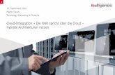Cloud-Integration Die Welt spricht über ... - SAP Solutions · OData. SAP HCI | Middleware für hybride Architekturen 16 Automatische Skalierung e 8 ... IDoc, SAP SuccessFactors,