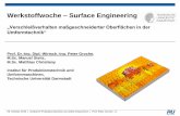 Werkstoffwoche Surface Engineeringwerkstoffwoche.de/fileadmin/user_upload/Groche_-_DGM_Keynote... · Einleitung und Motivation: Verschleiß in der Umformtechnik Strategien zur Verschleißreduktion