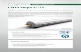 LED-Lampe SL-T5 - watt24.com€¦ · Produktvorteile: unkomplizierte Integration in ein neues Leuchtensystem durch G5L-Sockel schalt- und dimmbar, perfekt geeignet für den Einsatz