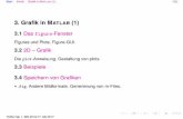 3. Graﬁk in MATLAB (1) - TU Bergakademie Freibergqueck/lehre/math/matlab/Kurs16/kurs16_3.… · StartInhaltGraﬁk in MATLAB (1)2D – Graﬁk3(1) 2D – Graﬁk I Basisanweisung