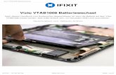 Vizio VTAB1008 Batteriewechsel - ifixit-guide-pdfs.s3 ... · Schritt 1 — Vizio VTAB1008 Back Cover Entfernen Schieben Sie vorsichtig die schwere Öffnungswerkzeug zwischen dem Spalt