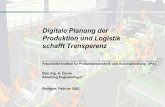 Digitale Planung der Produktion und Logistik schafft ... · Organisation Gesamt-Konzeptions-phase Roll- Out ... Virtuelle Realität! ... Microsoft PowerPoint ...