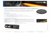 Micropipe-Rohradapter | EK 568/992 - langmatz.de · Langmatz GmbH Am Gschwend 10 Telefon +49 88 21 920-0 E-Mail info@langmatz.de ... bis ins Detail ... Material: TPE Gewicht: ~58