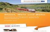 Mosel, Wein und Bahn - der-takt.de€¦ · Mosel, Wein und Bahn Interessante Ausflugsziele entlang der Moselweinbahn zwischen Bullay und Traben-Trarbach Ausgabe 2014  akt: