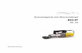 Schneidgerät mit Wechselkopf RCPproducts.wackerneuson.com/manuals/Operators/0215052de_003.pdf · RCP 20, 25 Betriebsanleitung 3 Inhalt 1Vorwort ...