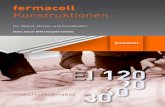 fermacell Konstruktionen€¦ · Planung und Verarbeitung Stand 2013 für Wand, Decke und Fussboden fermacell Konstruktionen Stand Januar 2015 / Ausgabe Schweiz EI 120 90 ++dB47++dB52