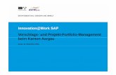 Innovation@Work SAPInnovation@Work SAP Vorschlags …W_PPM_KT… · Mit welchen Aufgaben befasst sich die Abteilung Tiefbau? Departement Bau, Verkehr und Umwelt - SAP PPM - September