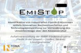 Identifikation von industriellen Plastik-Emissionen ...bmbf- .Dr. Eva Gilbert Verfahren zur Abscheidung