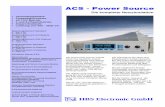 ACS - Power Source - dl.hbs-electronic.de · ACS-0800-PS Leistung 800 / 1000* VA ACS-1600-PS Leistung 1600 / 2000* VA ACS-2200-PS Leistung 2200 / 2750* VA ACS-3000-PS Leistung 3000