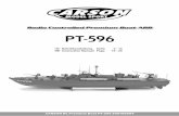 Radio Controlled Premium Boat ARR PT-596€¦ · 2 CARSON RC Premium Boat PT-596 500106004 D Sehr geehrter Kunde Wir beglückwünschen Sie zum Kauf Ihres CARSON RC-Modells, das …