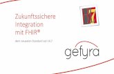 Zukunftssichere Integration mit FHIR - conhIT - conhIT · Zukunftssichere Integration mit FHIR ... Clinicians & Patients ... This is the Current officially released version of FHIR,