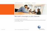 Mit SAP-Lösungen in die Zukunft - Wirtschaftsinformatik … CProject Suite SAP Internet Sales Web Application Component SAP ERP Central Component (ehemals: R/3) SAP Business Warehouse