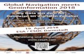 Global Navigation meets Geoinformation 2018 Integrität. Dem hessischen Regionalsieger winkt ein Geldpreis in Höhe von insgesamt 7.500 € (davon werden 3.000 € durch „Digitales