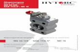 NG 32-125 SAE 11/4-5” ND 16 - HYTORC Tech€¦ · NG 32-125 SAE 11/4-5” ND 16 Zul. ... dimensions according to SAE-standard J518 ... SAE-Norm J518c-3000 psi Connection measures