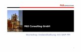 P&S Workshop Funktionalitäten SAP PM - easyfairs.com · EMPRISE 05/06 3 Übersicht SAP R/3 PM Schwerpunkte des PM Systems Technische Sicht Planung Durchführung / Dokumentation Historie