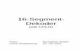 16-Segment- Dekoder - Homepage von Stefan Buchgeher€¦ · können auf einem 16-Segment-Display nicht dargestellt werden und werden durch die ... 16-Segment-Dekoder (mit CPLD) Seite