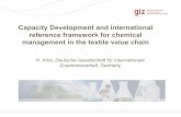 Capacity Development and international reference framework ... · PDF fileCapacity Development and international reference framework for chemical ... UNEP Responsible Production Toolkit