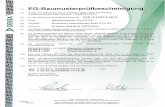 EG-Baumusterprüfbescheinigung BVS 15 ATEX E 066 X · Il 2G Ex d rilA/llB/il Il 2G Ex de IIA/IIB/IIC Î3- 6 G DEKRA EXAM GmbH Bochum, dated 2015-07-06 Signed: Simanski ... Page 3