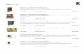 Preisliste - Kanojudo · 2017-05-01 · Preisliste Kanojudo - Wurftechniken (Hardcover) Kurzdaten: 208 Seiten, Format 16 x 24 cm, 928 Abbildungen Inhalt des Buches: Geschichte des