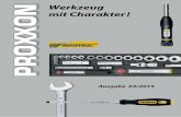 Werkzeug mit Charakter! - fluid-online.defluid-online.de/proxxon_kataloge/proxxon_industrial_de.pdf · NIPEX NIPEX VOLT 12 Design Patent M 8 8 0159 2.0 A l ri ghtsby P R O X X O N