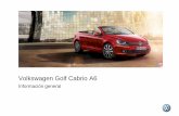 Volkswagen Golf Cabrio A6 .2011-07-18  Volkswagen Golf Cabrio A6 Evoluci³n Golf Cabrio Golf A3