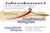 Jahreskonzert - Stadtmusik Klingnaustadtmusik-klingnau.ch/cms/images/News/Programmheft_Jako2017.pdf · Super Mario Bros. Koji Kondo arr. Takashi Hoshide Annalies und Richard Bührer,