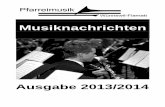 Musiknachrichten 2008/2009 - pfarreimusik.ch · Pilatus: Mountain of Dragons, Steven Reineke Nocturne, ... The Witch and The Saints, Steven Reineke Allerseelen, Richard Strauss