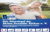 Das Gütesiegel der Aktion Gesunder Rücken e. V.œceplus.de Robert Bosch GmbH  Dauphin HumanDesign ® Group GmbH & Co. KG  RECARO Automotive Seating  aeris GmbH  ...