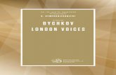 Semyon BYCHKOV LONDON VOICES - staatskapelle … · Luciano Berio (1925-2003) »Sinfonia« für acht Stimmen und Orchester 1. [ohne Bezeichnung] 2. O King. Immobile e lontano 3. In