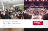 Platz für gute Kontakte. Business Events in der ESPRIT arena. · PDF fileDie ESPRIT arena verfügt über eine einmalige Infrastruktur: Der Düsseldorf Airport, ... bestuhlung, get