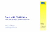 Control-M DS Utilities - aticstro.com · \\Default\pgsql\bin ... CONTROL-M AGENT Utilities. ATICS GmbH IT–Beratung ... Um dieses Problem