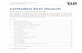 Leitfaden ELO iSearch - ecmonline.zendesk.com · Die ELO iSearch mit der jüngst integrierten Suchtechnologie „Elasticsearch“ nimmt diese