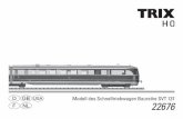 D GB USA F NL 22676 - Märklin · Safety Notes 13 Important Notes 13 Multi-Protocol Operation 13 Controllable Functions 16 ... The 13 „Hamburg“ design express powered rail cars
