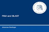 PAM and BLAST - hu-berlin.de · Johannes Starlinger: Bioinformatics, Summer Semester 2017 3 This Lecture • Substitution Matrices – PAM distance – PAM matrices • Scaling up