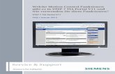 STEP 7 TIA Portal V11 FAQ y Januar 2012 - Siemens AG & Support Answers for industry. Deckblatt Welche Motion Control Funktionen gibt es in STEP 7 TIA Portal V11 und wie verwenden Sie
