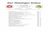 Der Thüringer Imker 02- 2016.pdfFür die Anfänger im Kurs Niedersachswerfen gilt für den 19.03.2016 auch, dass der Kurs in Neu-stadt/Harz stattfindet. Am 20.03.2016 ist wieder Niedersachswerfen,