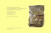 Einführung in die hieroglyphisch-ägyptische Schrift und … · 2018-02-05 · Auflage, 2010) oder in Erhart Graefes (Mittelägyptische Grammatik für Anfänger, 1997) abgedruckt
