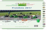 Preisliste 2017 - Grün GmbH · PDF   Gültig ab dem 01.01.2017 bis zum 31.12.2017 oder zu einer früher erscheinenden, neuen Preisliste! Preisliste 2017 Preisliste 2017