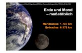 Mondradius: 1.737 km Erdradius: 6.378 km - dlr.de · PDF fileLava (Lunar Mare-Basalts) E. Hauber: Vulkanismus und Tektonik, Ringvorlesung HGF-Allianz „Planetenentwicklung und Leben“,