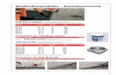 Straßenbauprodukte – Asphaltsanierungkropfelder.de/katalog/warengruppe_3_kropfelder.pdf · 37 Straßenbauprodukte – Asphaltsanierung TOK-Band spezial, geprüft gemäß ZTV Fug-StB