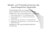 Modell- und Praxisdimensionen - Uni Trier: Willkommen · interpretieren” (Pawlik, 1982, S. 28). Differenzierung der Normbegriffe zStatistische Norm – Gehen auf statistische Bezugswerte