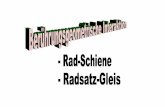 Rad/Radsatz - Gleislauftechnik Müller · -Schiene UIC 60 - Neigung 1/40 - Radprofil ORE S1002 - Spurweite 1430 mm - Spurmass 1426 mm - Schiene UIC 60 - Neigung 1/40 - Radprofil ORE