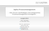 Agiles Prozessmanagement - mid.de · PDF   Struktur Technologie Mensch Prof. Dr. Ayelt Komus Agiles Prozessmanagement - Wie Scrum nachhaltiges und